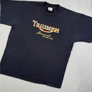 Vintage Triumph motorcycles biker T-shirt‎